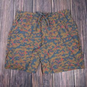 Prana NEW NWT Mens 2XL 8" Inseam Metric E-Waist Board Shorts UPF 50+ Fresca Camo